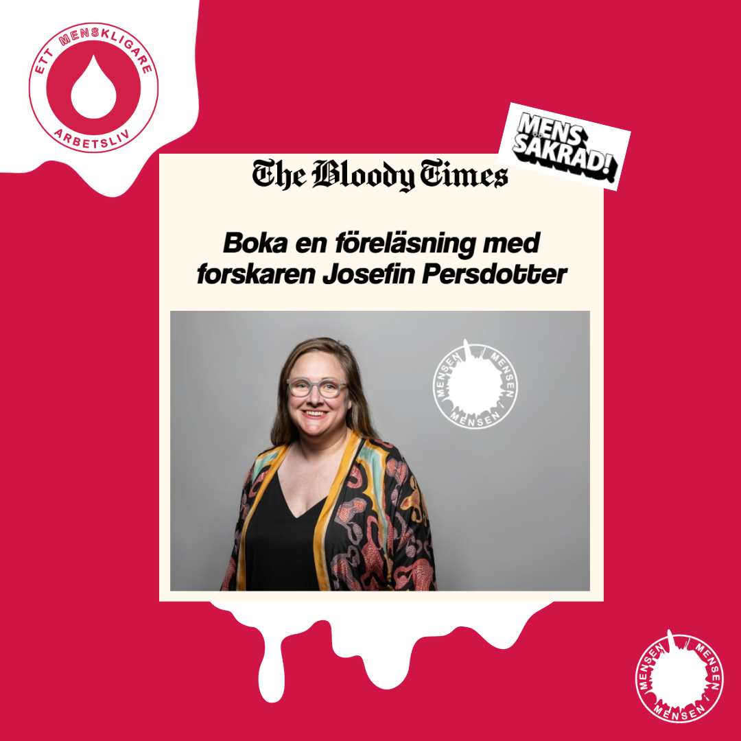 MENSEN + MENSSÄKRAD = HÖSTENS BÄSTA FÖRELÄSNING